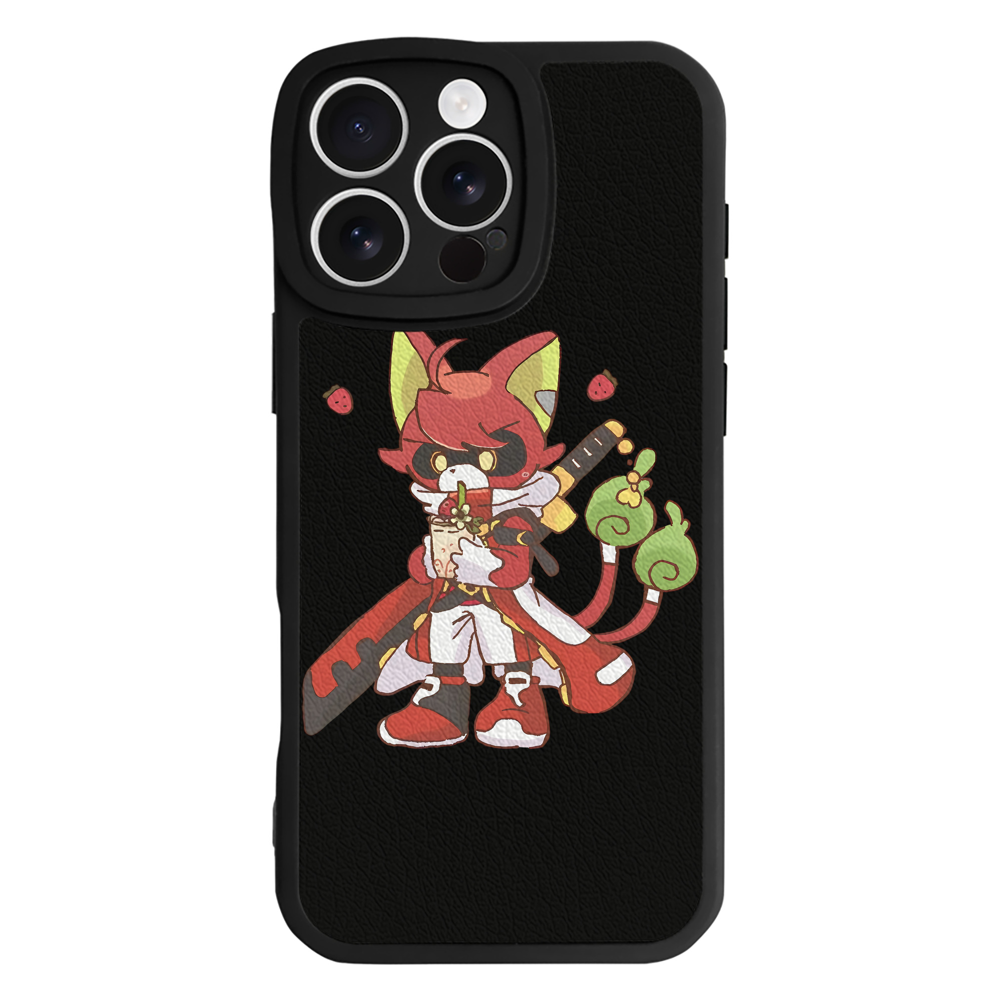 （画像用） 妖怪ウォッチ Yo-kai Watch 【iPhone 16シリーズ対応】シリコンスマホケース（レザー調） 材質：シリコン